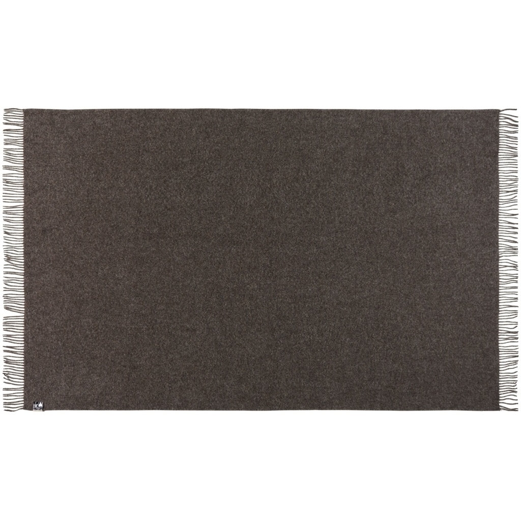 Oxford Alpaca Wool Blankie Dark Grey 140x240 cm