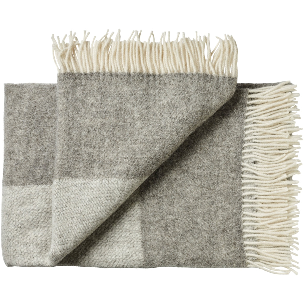 Venø Wool Blankie Dark Grey 140x240 cm