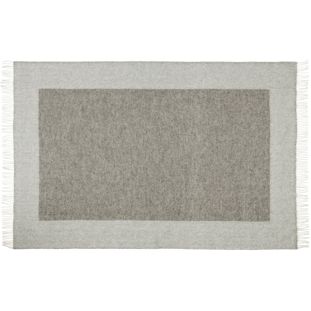 Venø Wool Blankie Dark Grey 140x240 cm