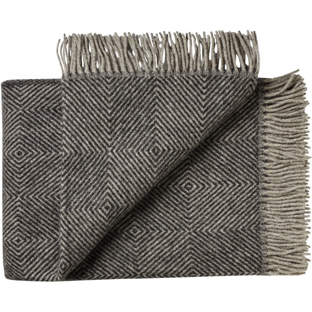 Fanø Wool Blankie Dark Grey