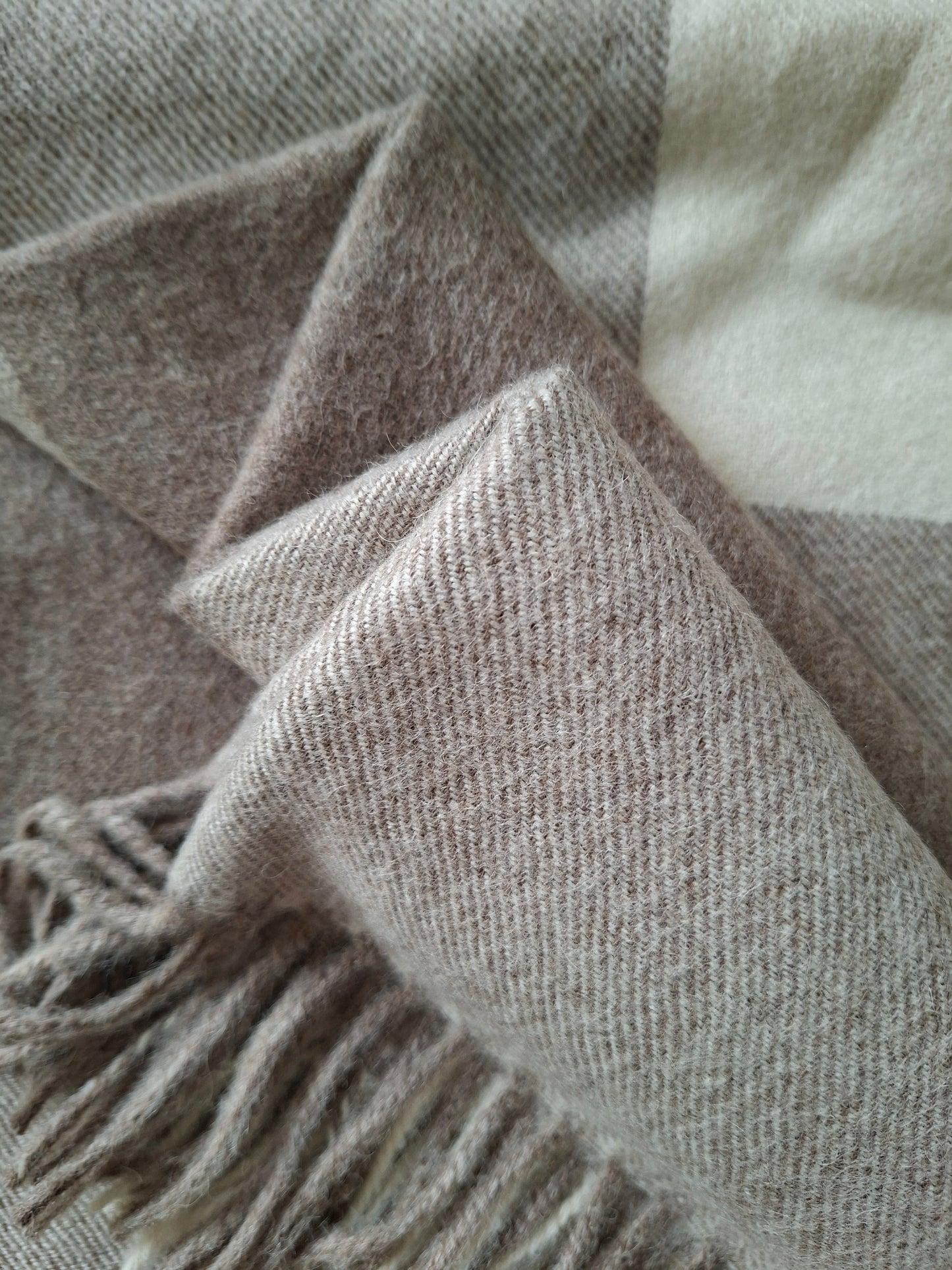 Santa Fe Baby Alpaca Blankie Walnut Brown 130x200 cm
