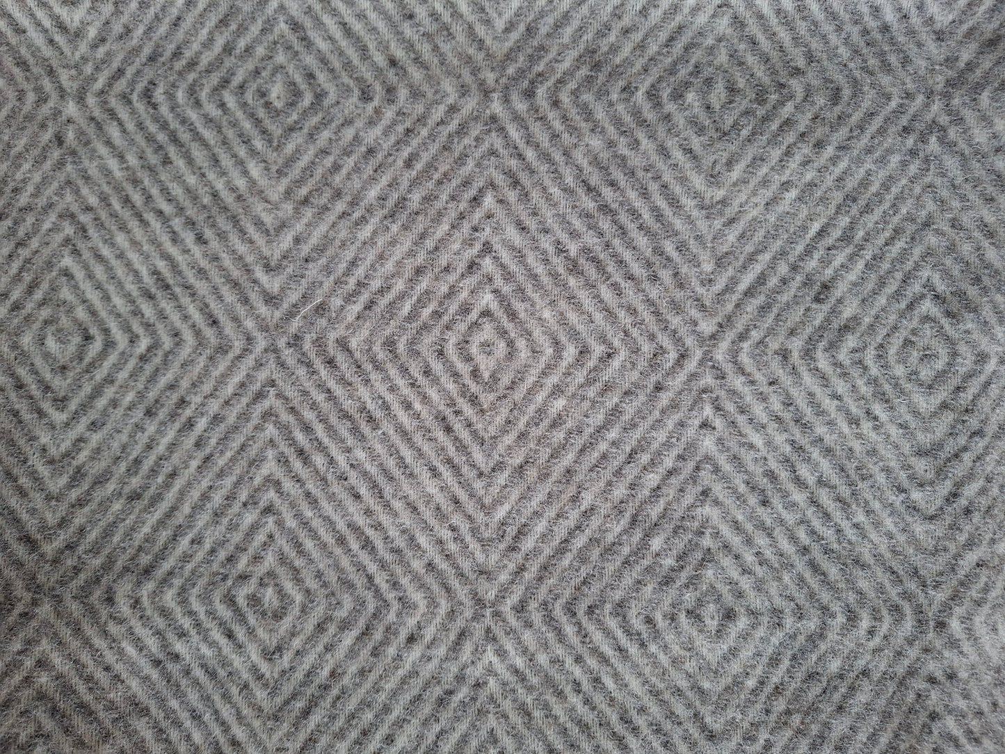 Manta de lana Fanø gris claro
